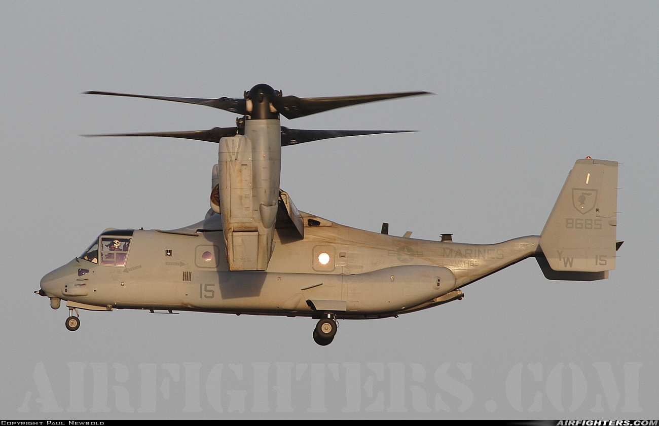 USA - Marines Bell / Boeing MV-22B Osprey 168685 at Imperial (El Centro) - Imperial County (Imperial Valley) (IPL / KIPL), USA