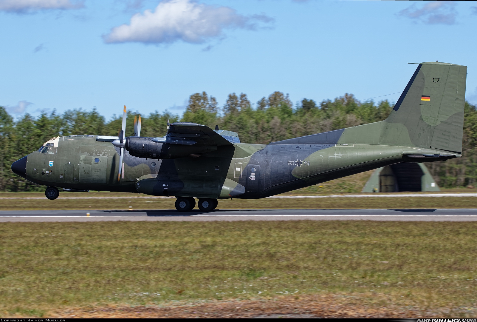 Germany - Air Force Transport Allianz C-160D 50+76 at Wittmundhafen (Wittmund) (ETNT), Germany