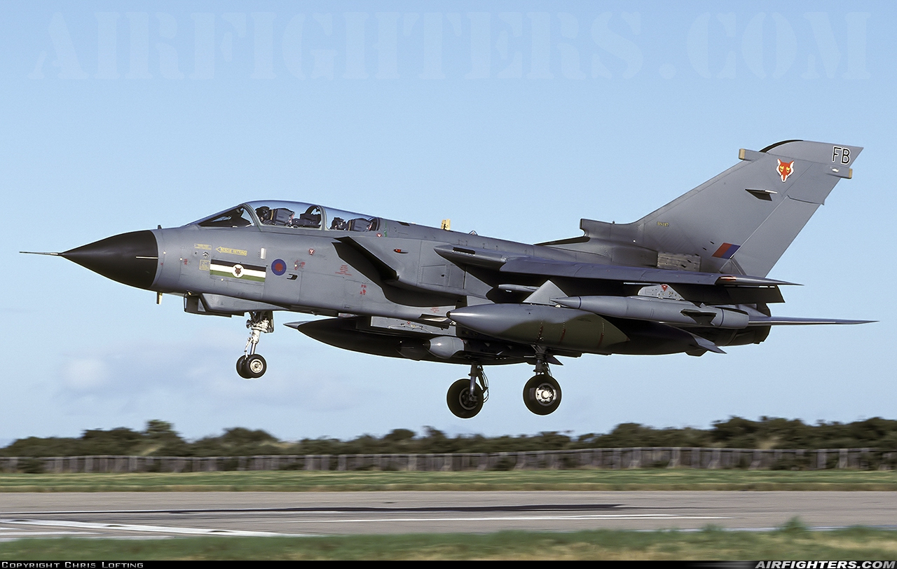 UK - Air Force Panavia Tornado GR4 ZG775 at Lossiemouth (LMO / EGQS), UK