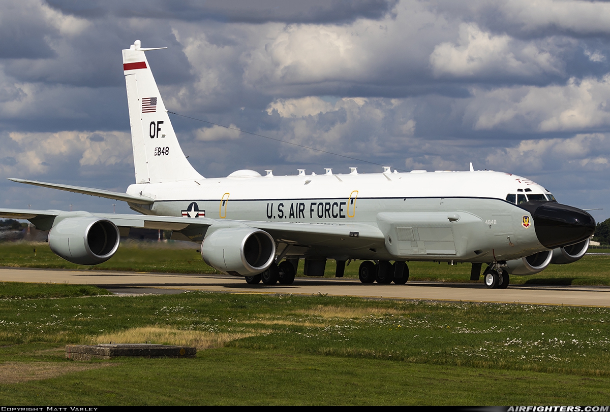 USA - Air Force Boeing RC-135V Rivet Joint (739-445B) 64-14848 at Mildenhall (MHZ / GXH / EGUN), UK
