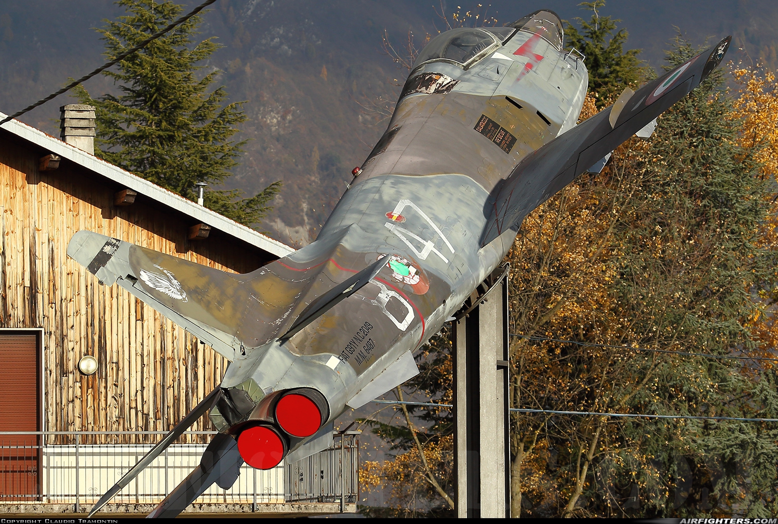 Italy - Air Force Fiat G-91Y MM6487 at Belluno (LIDB), Italy