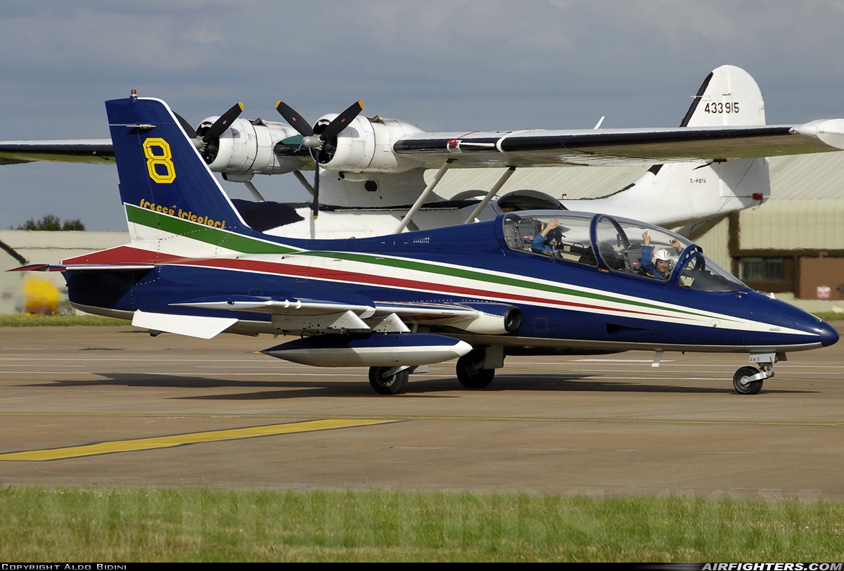 Italy - Air Force Aermacchi MB-339A MLU MM54543 at Fairford (FFD / EGVA), UK