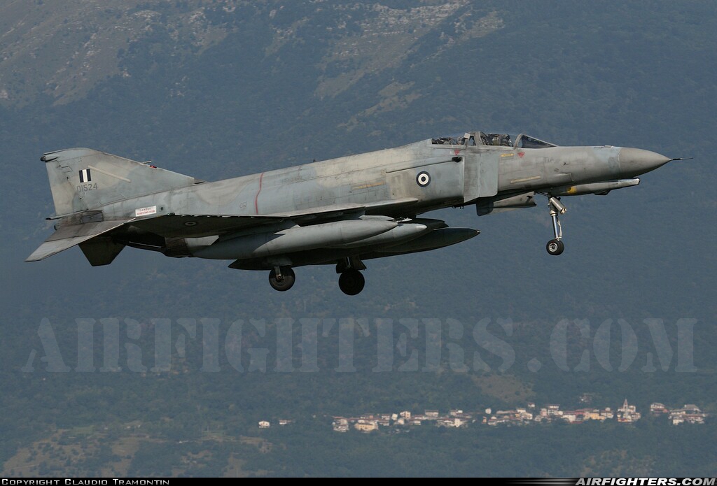 Greece - Air Force McDonnell Douglas F-4E AUP Phantom II 01524 at Aviano (- Pagliano e Gori) (AVB / LIPA), Italy