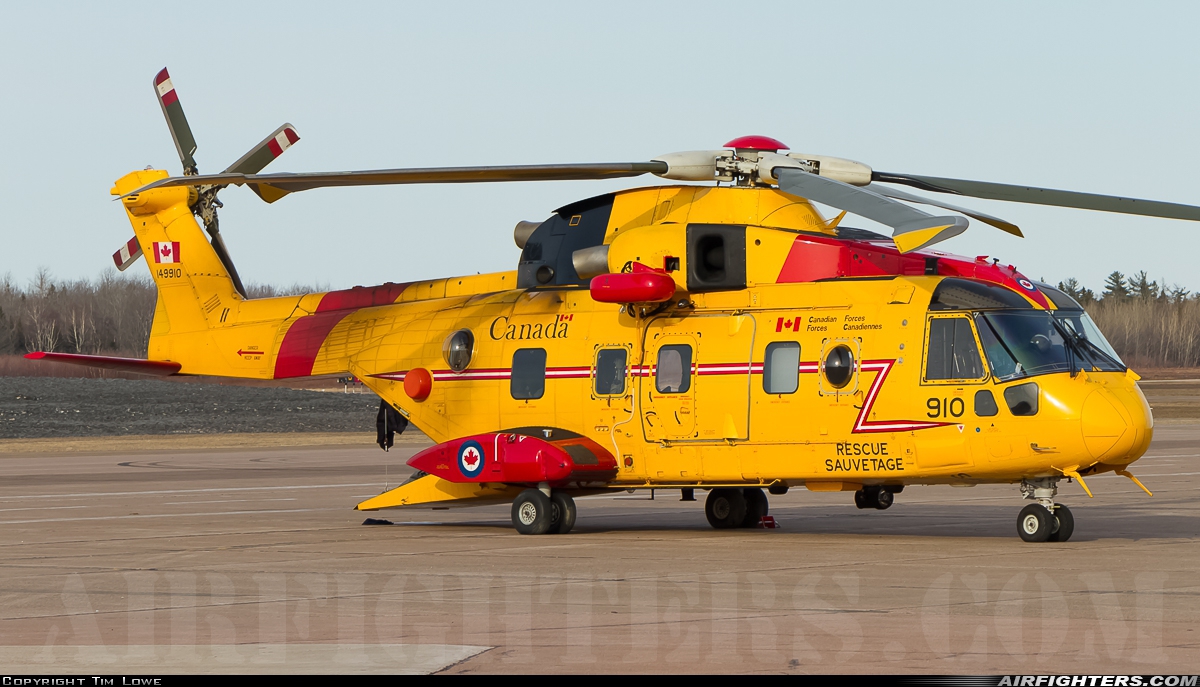 Canada - Air Force AgustaWestland CH-149 Cormorant (Mk511) 149910 at Greater Moncton Int. Airport (YQM / CYQM), Canada