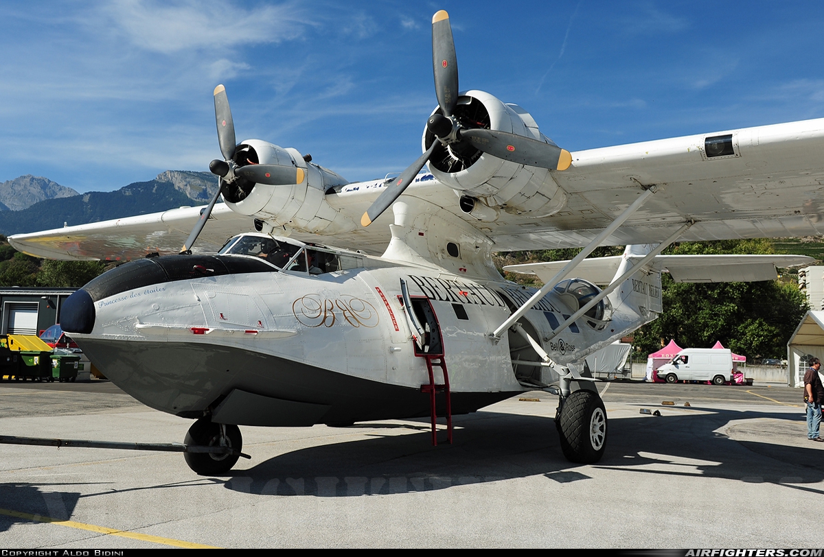Private - Southern Aircraft Consultancy Inc Trustee Consolidated PBY-5A Catalina N9767 at Sion (- Sitten) (SIR / LSGS / LSMS), Switzerland