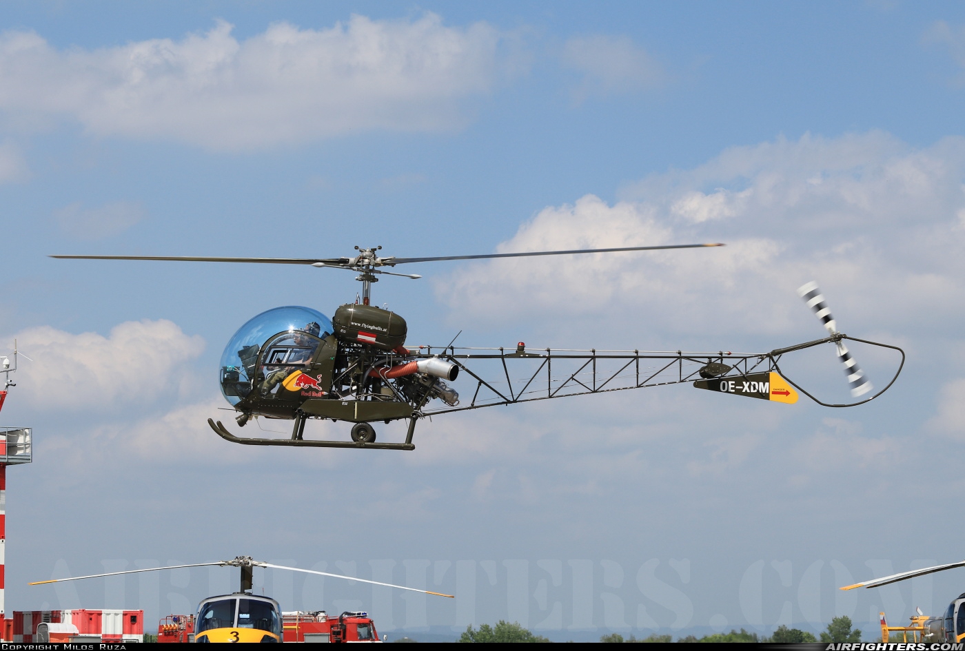 Private - Red Bull Bell 47G-3B-1 OE-XDM at Hradec Kralove (LKHK), Czech Republic