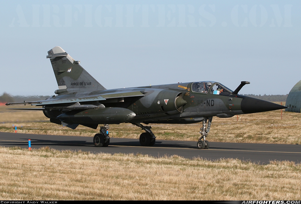 France - Air Force Dassault Mirage F1CR 607 at Lossiemouth (LMO / EGQS), UK