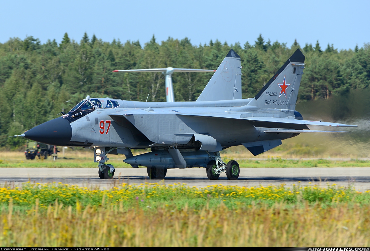 Russia - Air Force Mikoyan-Gurevich MiG-31K RF-92472 at Kubinka (UUMB), Russia