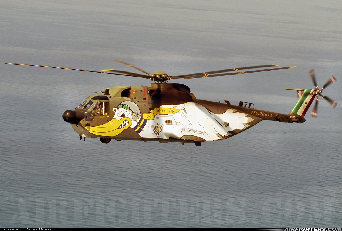 Italy - Air Force Agusta-Sikorsky HH-3F (AS-61R) MM80975 at In Flight, Italy