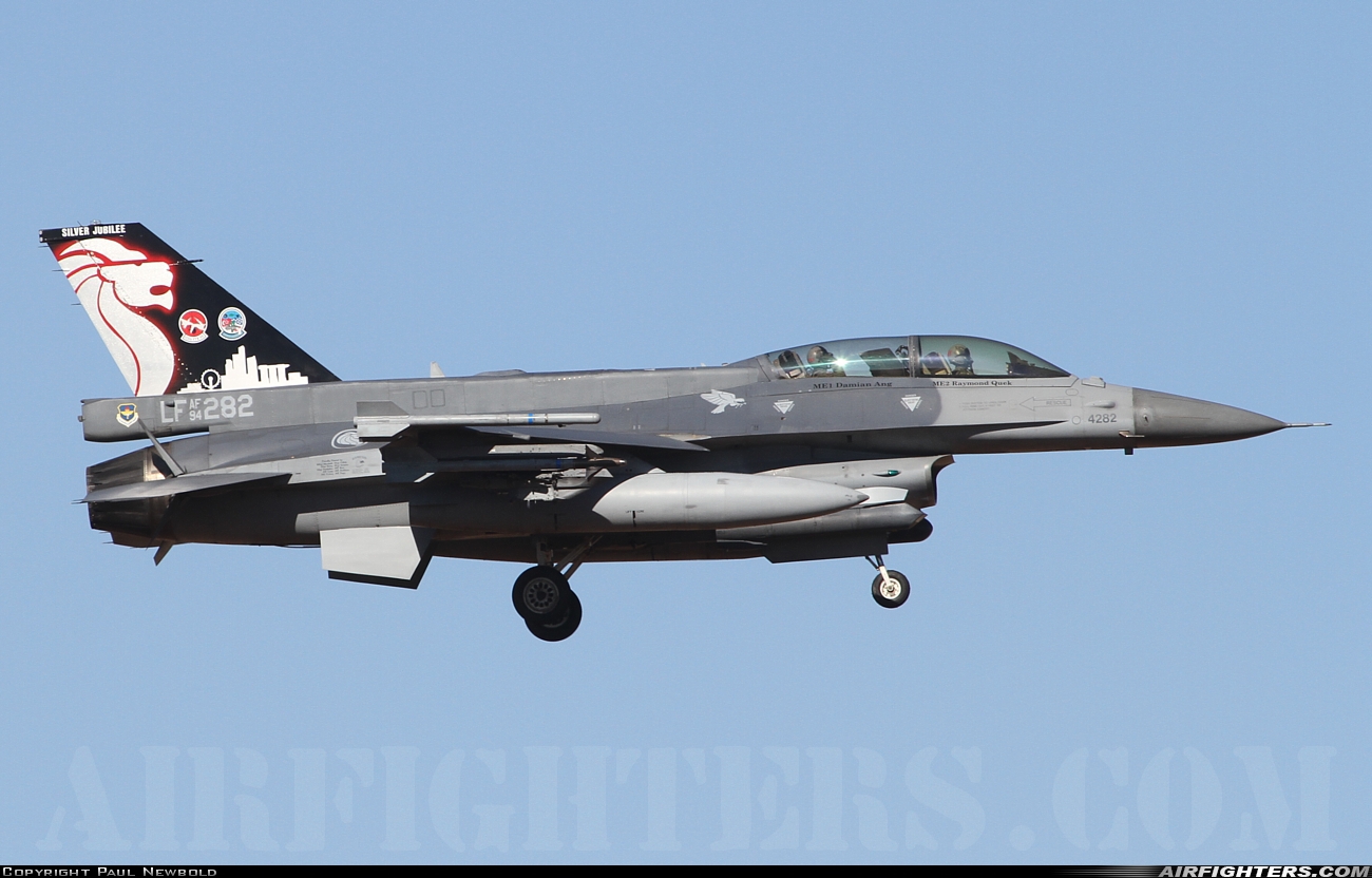 Singapore - Air Force General Dynamics F-16D Fighting Falcon 94-0282 at Glendale (Phoenix) - Luke AFB (LUF / KLUF), USA