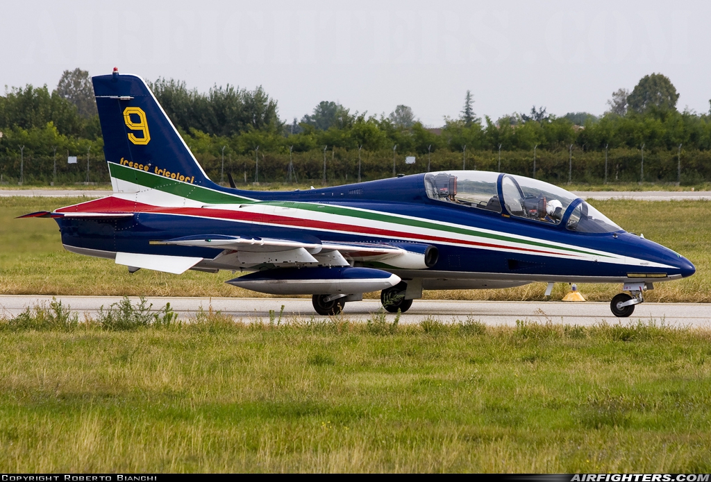 Italy - Air Force Aermacchi MB-339PAN MM54500 at Verona - Villafranca (Valerio Catullo) (VRN / LIPX), Italy
