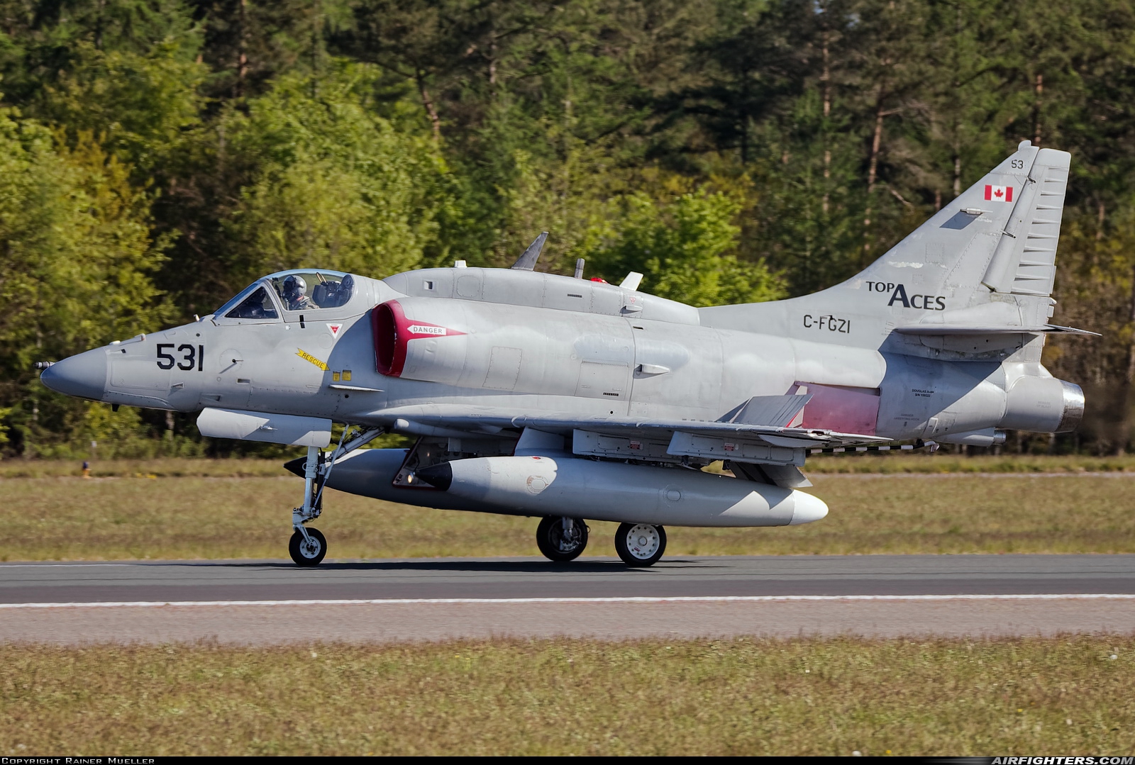 Company Owned - Top Aces (ATSI) Douglas A-4N Skyhawk C-FGZI at Leeuwarden (LWR / EHLW), Netherlands