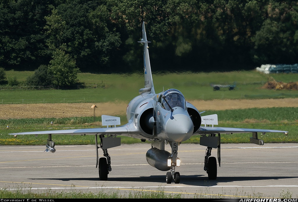 France - Air Force Dassault Mirage 2000-5F 59 at Payerne (LSMP), Switzerland