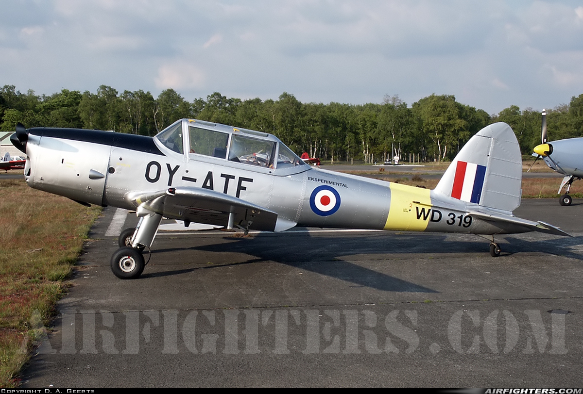 Private De Havilland Canada DHC-1 Chipmunk T10 OY-ATF at Zoersel (Oostmalle) (OBL / EBZR), Belgium