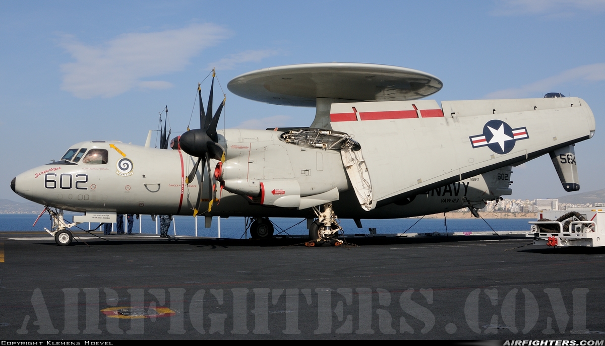 USA - Navy Grumman E-2C Hawkeye 165647 at Off-Airport - Piraeus, Greece