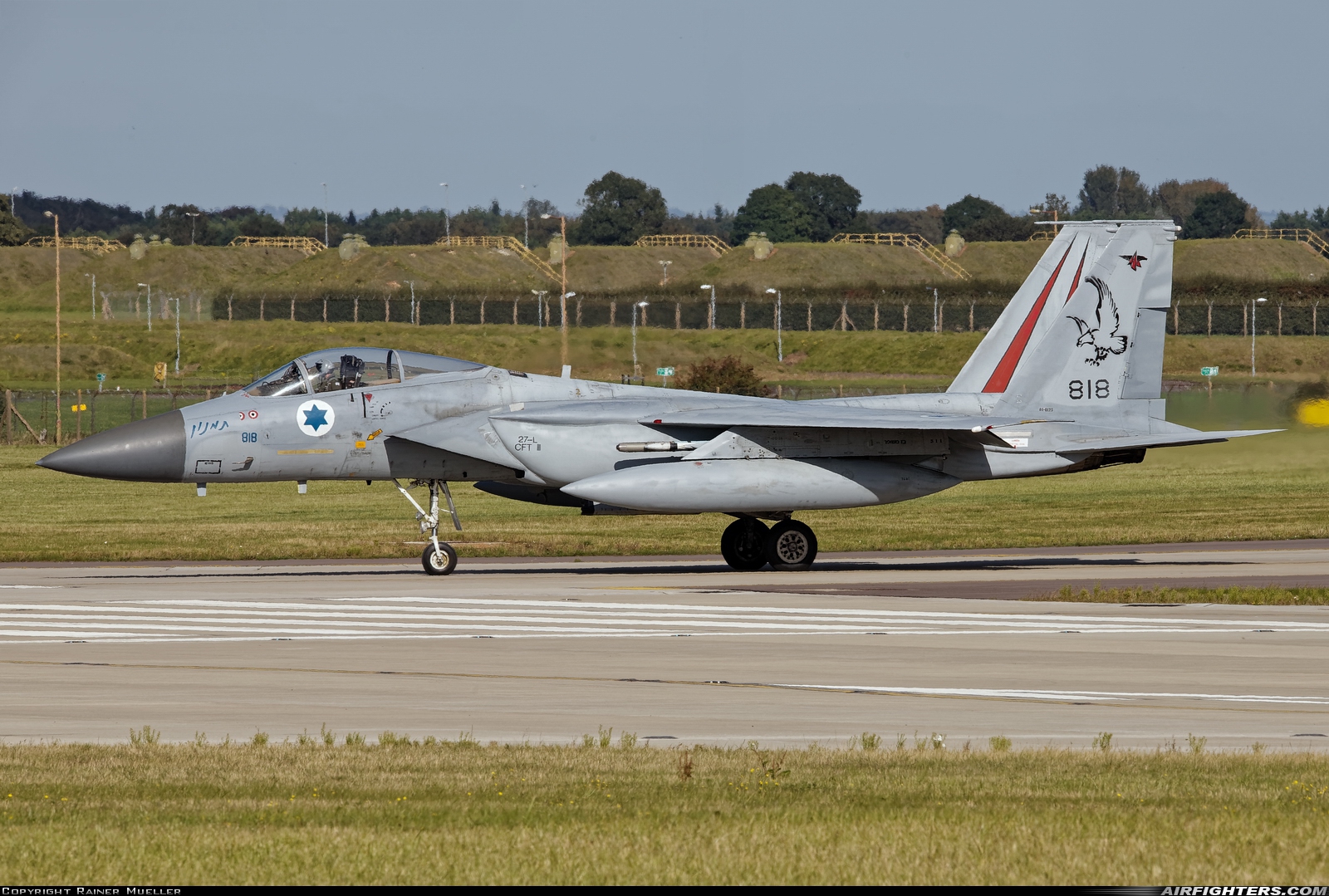 Israel - Air Force McDonnell Douglas F-15C Eagle 818 at Waddington (WTN / EGXW), UK