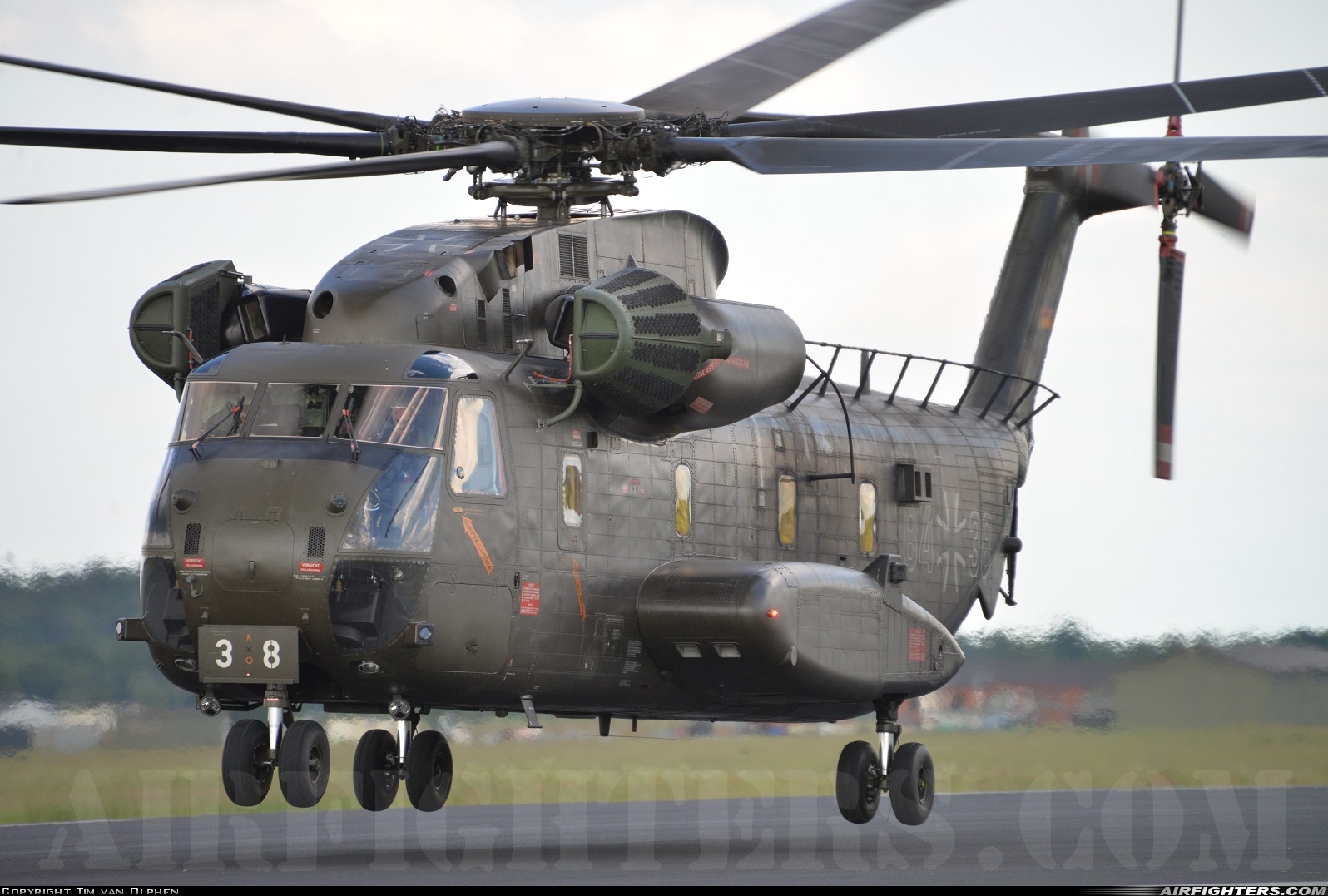 Germany - Air Force Sikorsky CH-53GA (S-65) 84+38 at Schleswig (- Jagel) (WBG / ETNS), Germany
