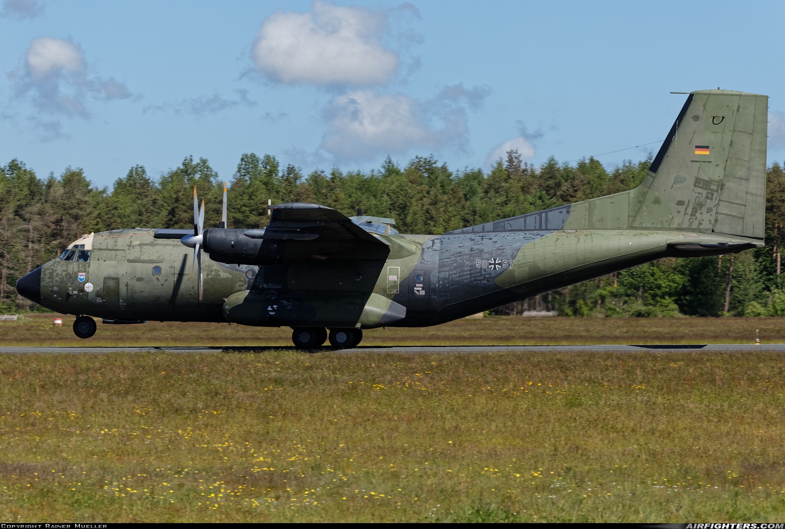 Germany - Air Force Transport Allianz C-160D 50+57 at Wittmundhafen (Wittmund) (ETNT), Germany