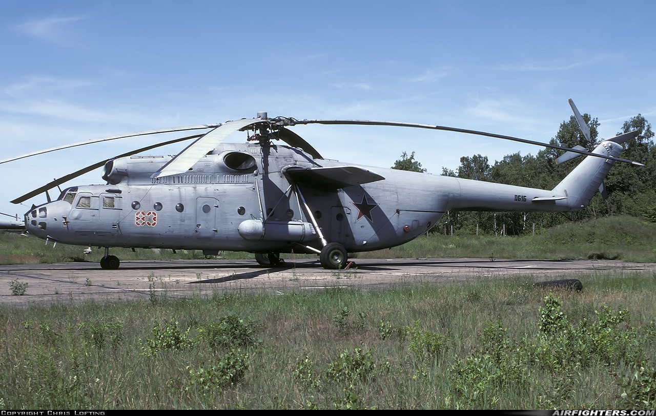 Russia - Air Force Mil Mi-6A 0616 at Oranienburg, Germany