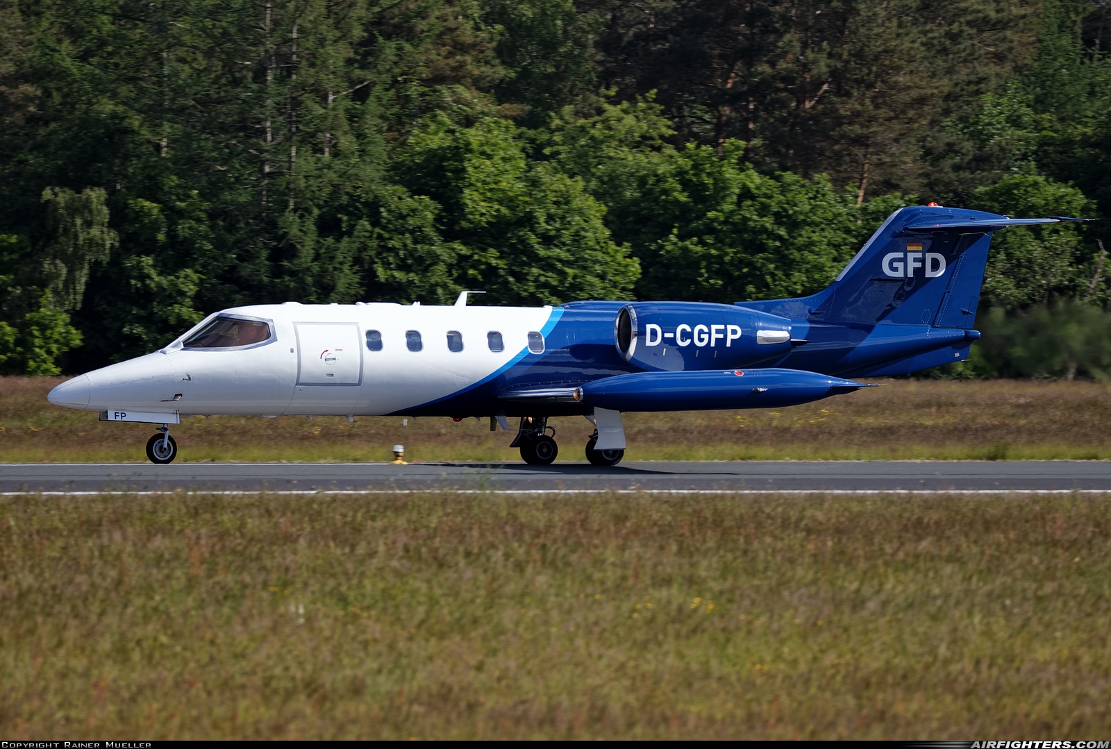 Company Owned - GFD Learjet 35A D-CGFP at Wittmundhafen (Wittmund) (ETNT), Germany