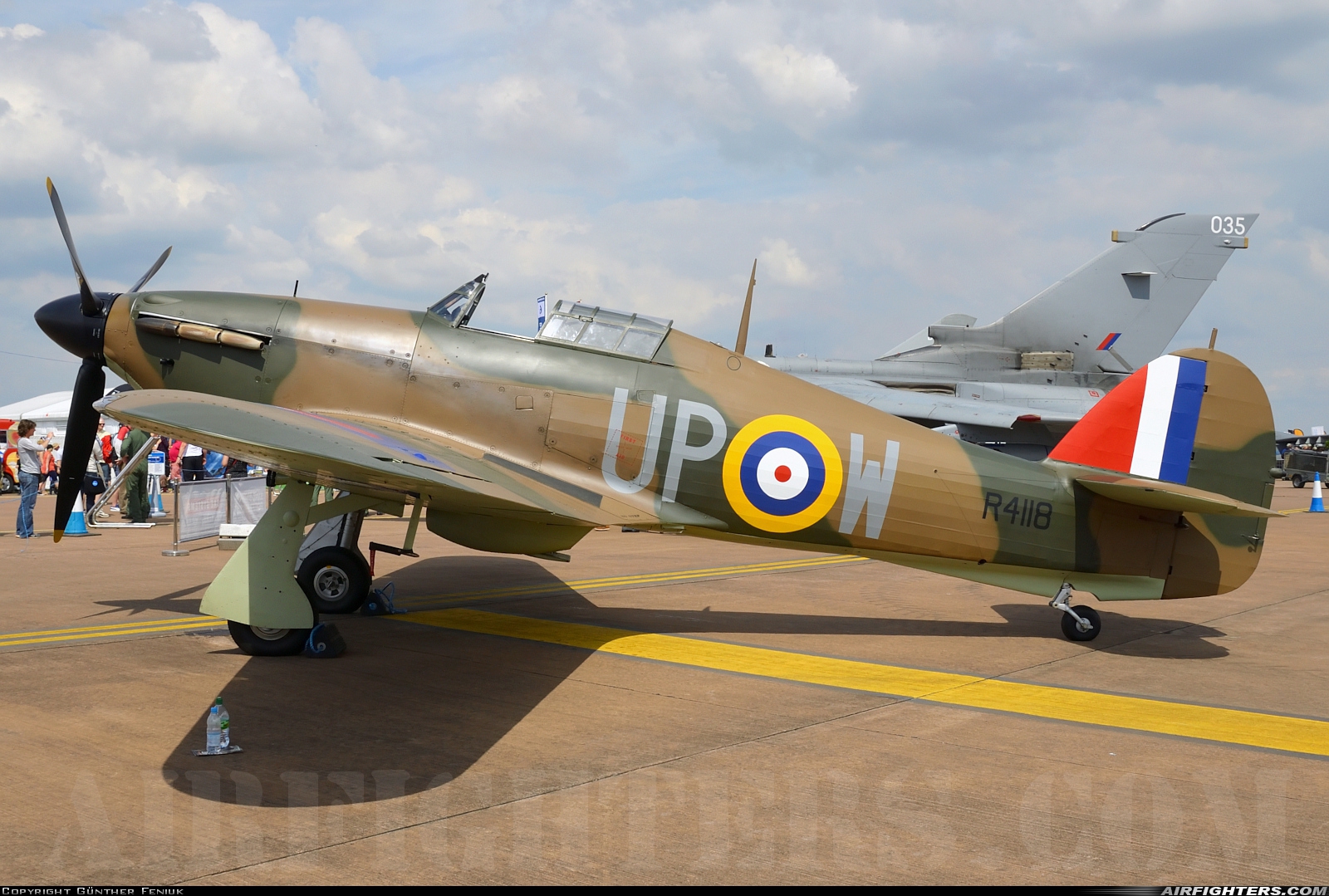 Private - Hurricane Heritage Hawker Hurricane I G-HUPW at Fairford (FFD / EGVA), UK