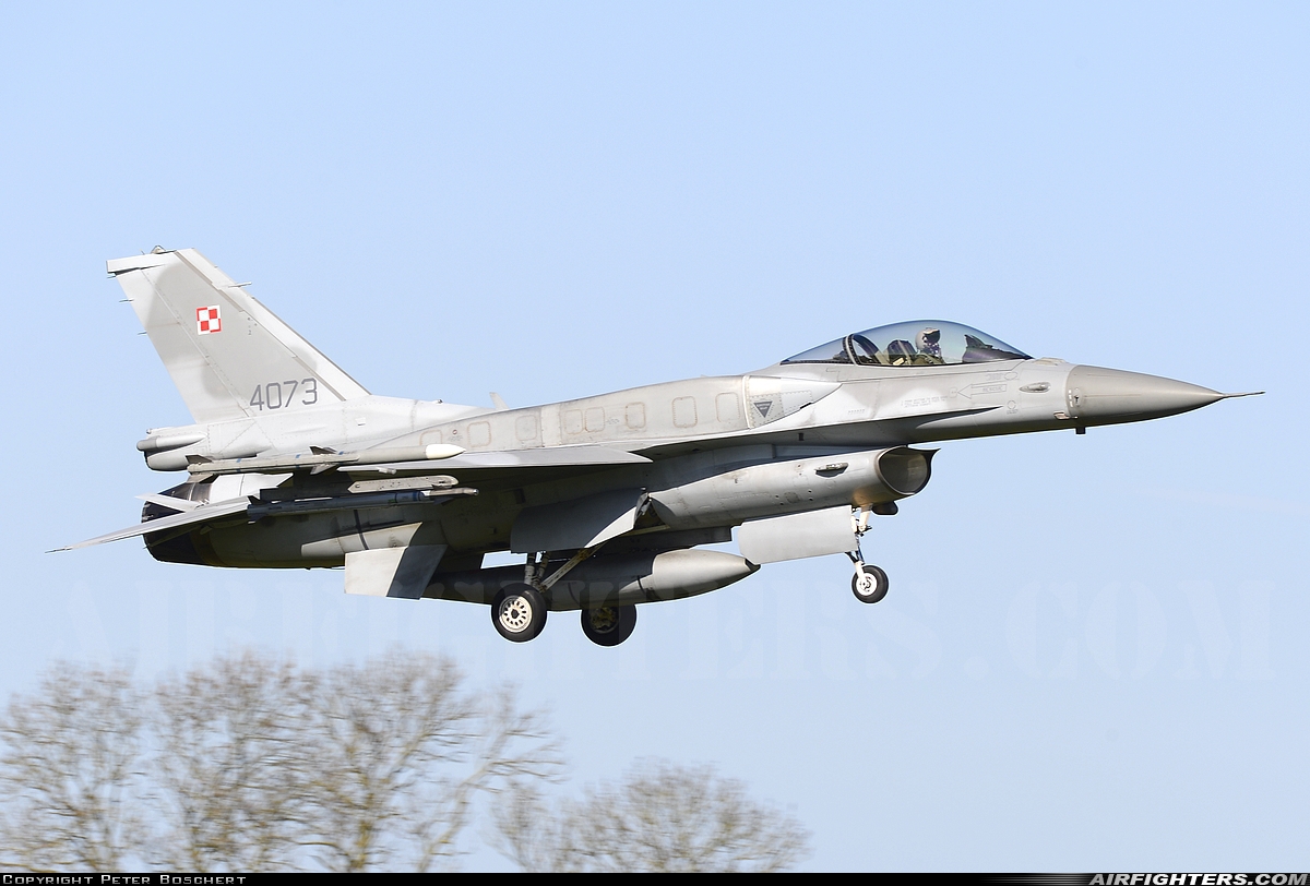 Poland - Air Force General Dynamics F-16C Fighting Falcon 4073 at Leeuwarden (LWR / EHLW), Netherlands