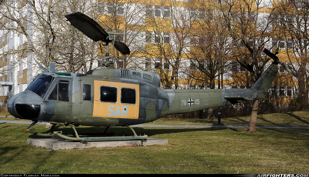 Germany - Air Force Bell UH-1D Iroquois (205) 70+85 at Ernst von Bergmann Kaserne, Germany