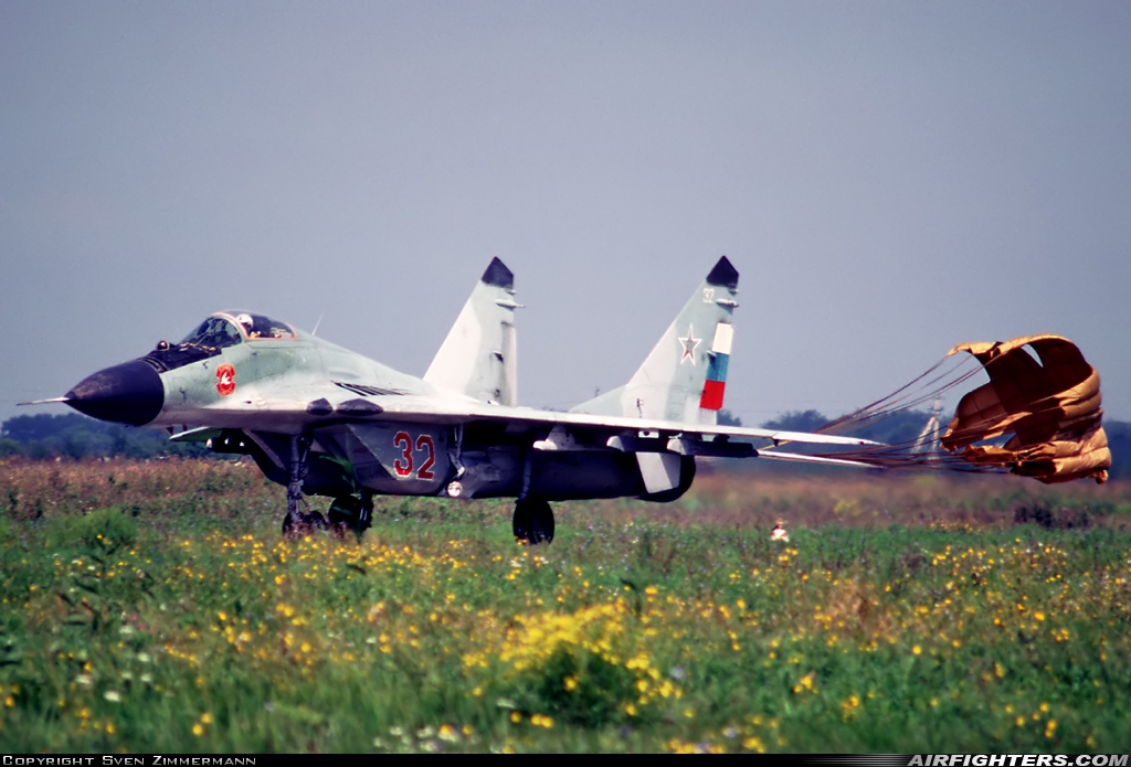 Russia - Air Force Mikoyan-Gurevich MiG-29 (9.12) 32 RED at Primorsko - Akhtarsk (URKP), Russia