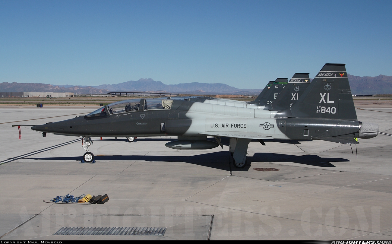 USA - Air Force Northrop T-38C Talon 67-14840 at Phoenix (Chandler) - Williams Gateway (AFB) (CHD / IWA / KIWA), USA