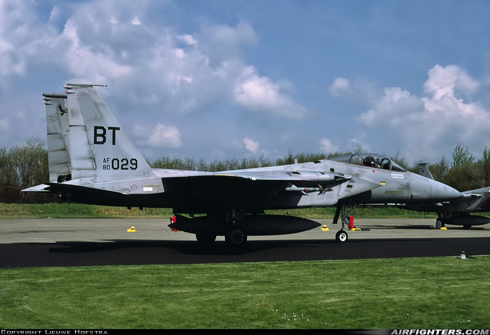 USA - Air Force McDonnell Douglas F-15C Eagle 80-0029 at Leeuwarden (LWR / EHLW), Netherlands