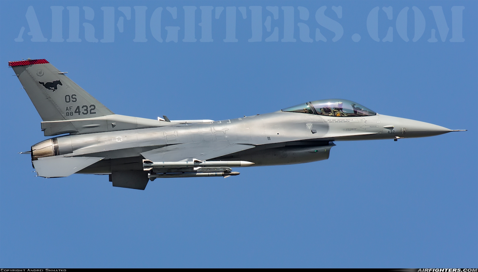 USA - Air Force General Dynamics F-16C Fighting Falcon 88-0432 at Osan (K-55) (OSN / RKSO), South Korea
