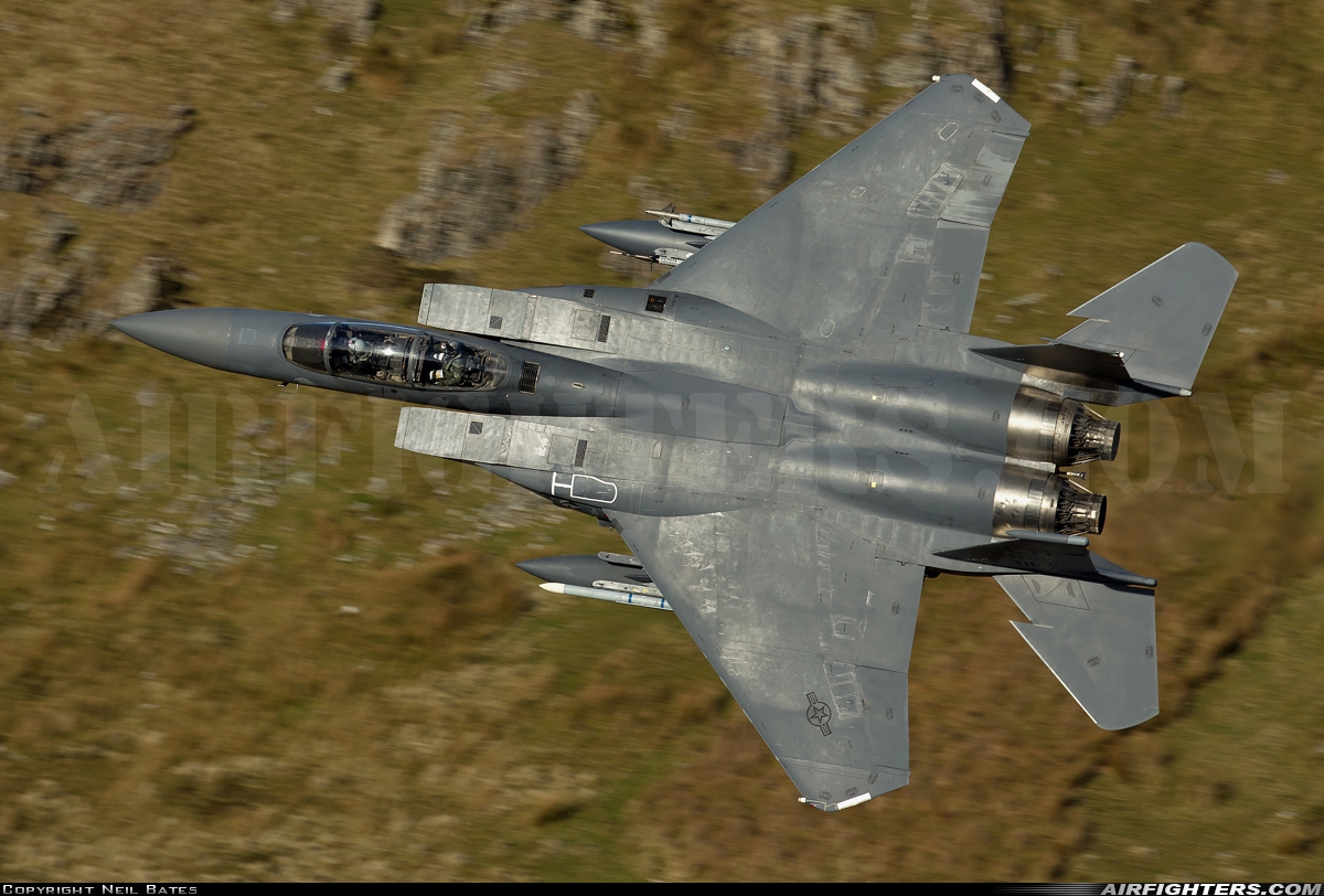 USA - Air Force McDonnell Douglas F-15E Strike Eagle 91-0311 at Off-Airport - Machynlleth Loop Area, UK