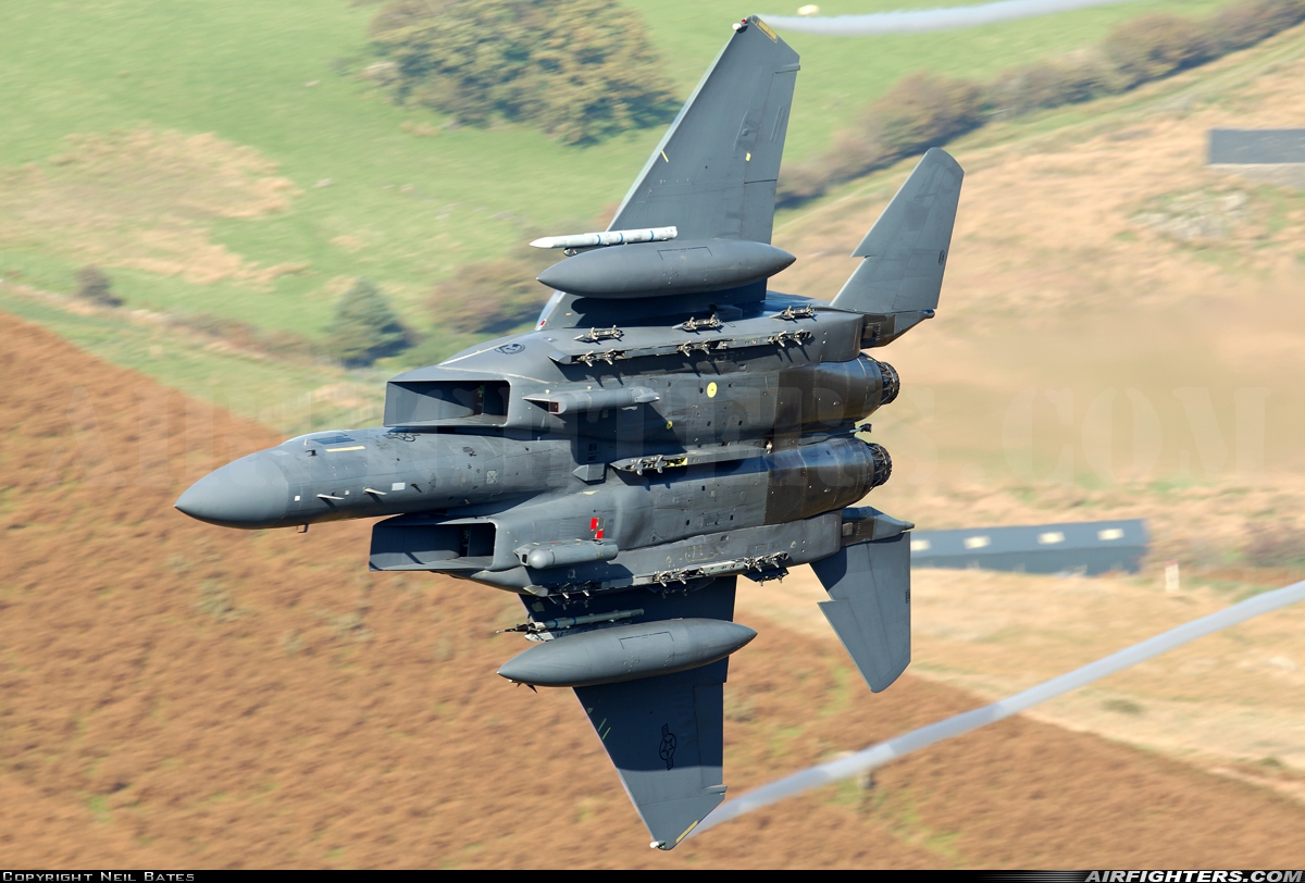 USA - Air Force McDonnell Douglas F-15E Strike Eagle 91-0306 at Off-Airport - Machynlleth Loop Area, UK