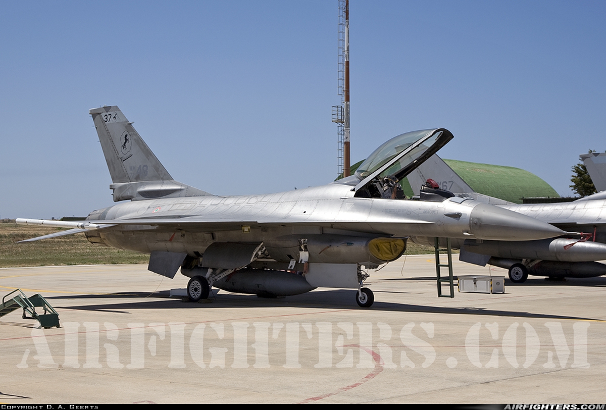 Italy - Air Force General Dynamics F-16A/ADF Fighting Falcon MM7248 at Trapani - Birgi (TPS / LICT), Italy