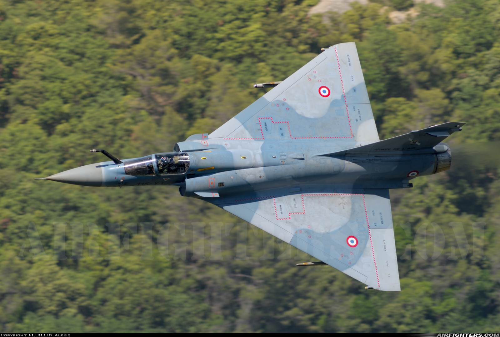France - Air Force Dassault Mirage 2000C 124 at Off-Airport - Mont Ventoux, France