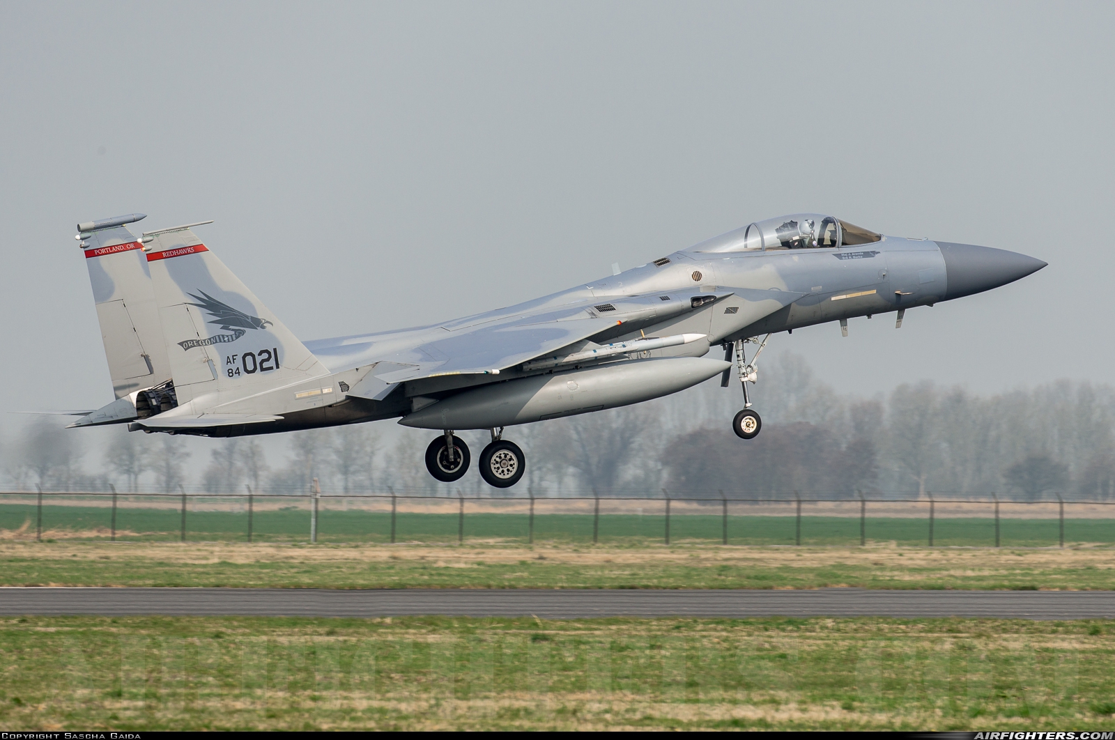 USA - Air Force McDonnell Douglas F-15C Eagle 84-0021 at Leeuwarden (LWR / EHLW), Netherlands