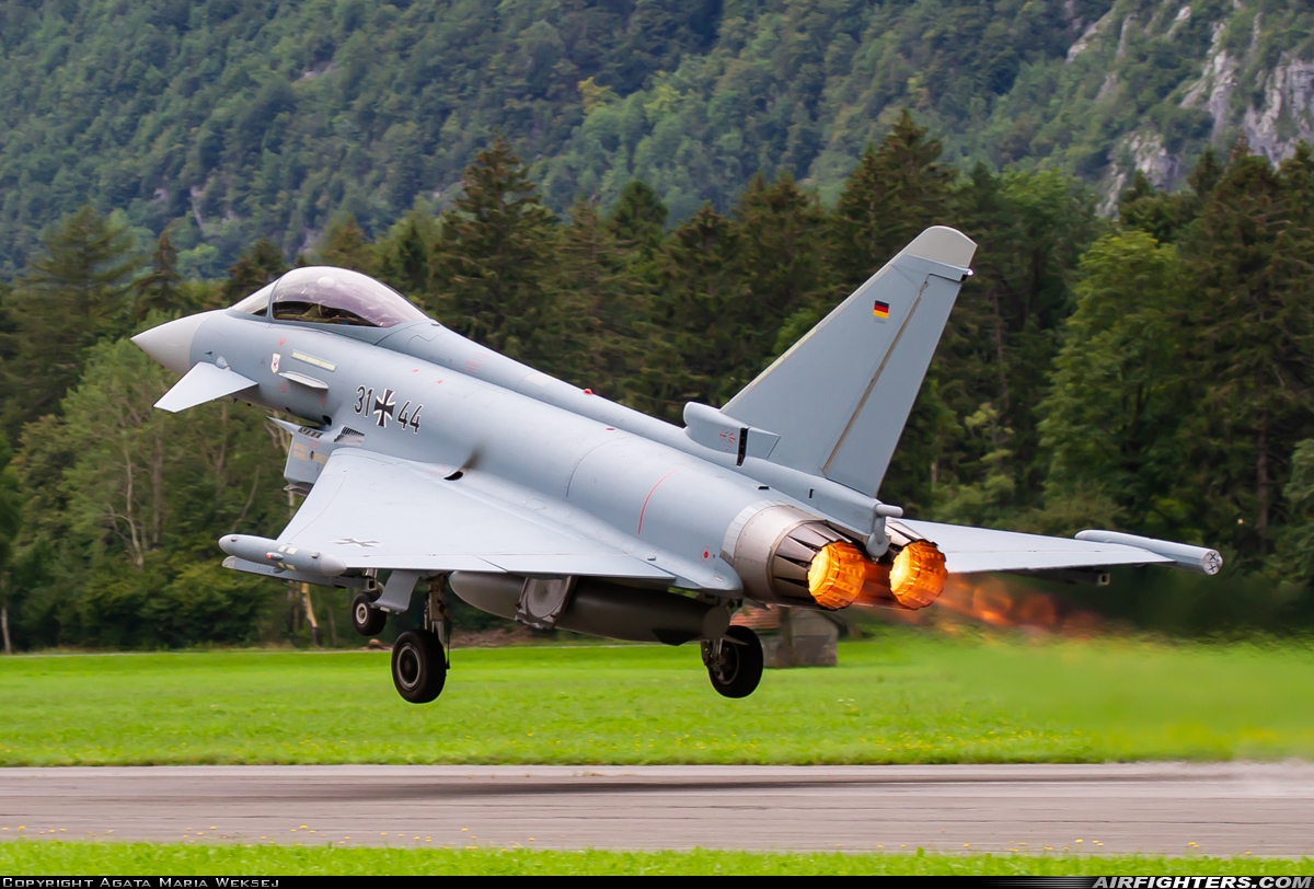 Germany - Air Force Eurofighter EF-2000 Typhoon S 31+44 at Mollis (LSMF), Switzerland