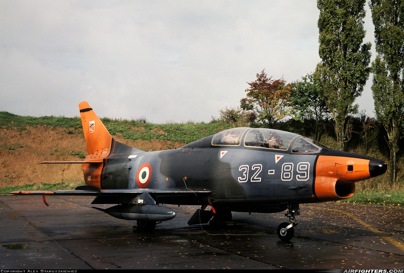 Italy - Air Force Fiat G-91T1 MM6439 at Liege (- Bierset) (LGG / EBLG), Belgium