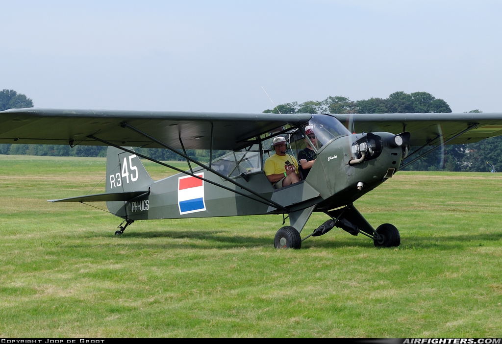 Private Piper L-4J Cup (J-3C-65D) PH-UCS at Schaffen - Diest (EBDT), Belgium