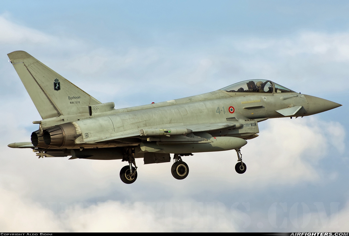 Italy - Air Force Eurofighter F-2000A Typhoon (EF-2000S) MM7270 at Albacete (- Los Llanos) (LEAB), Spain