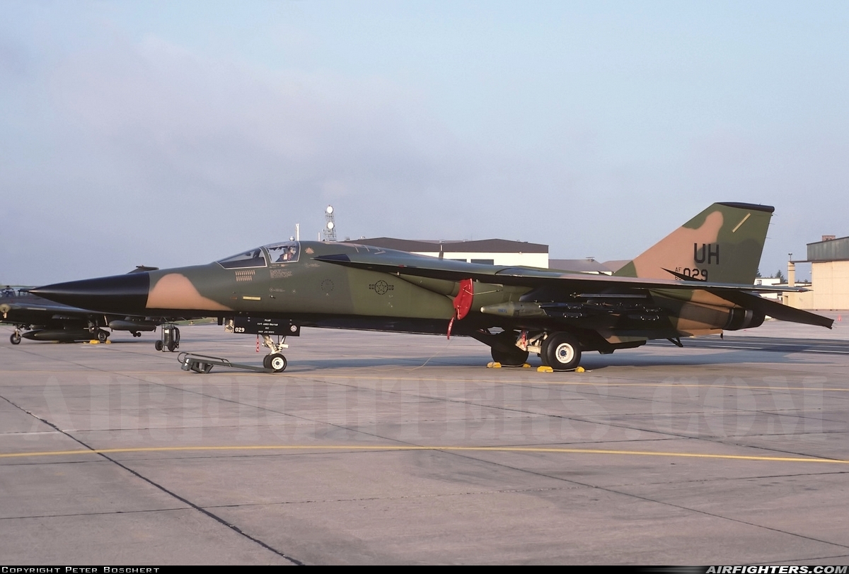 USA - Air Force General Dynamics F-111E Aardvark 68-0029 at Spangdahlem (SPM / ETAD), Germany