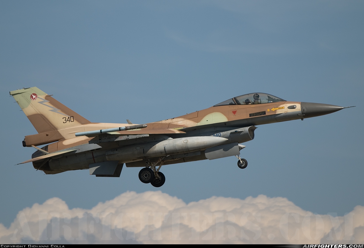 Israel - Air Force General Dynamics F-16C Fighting Falcon 340 at Decimomannu - (DCI / LIED), Italy