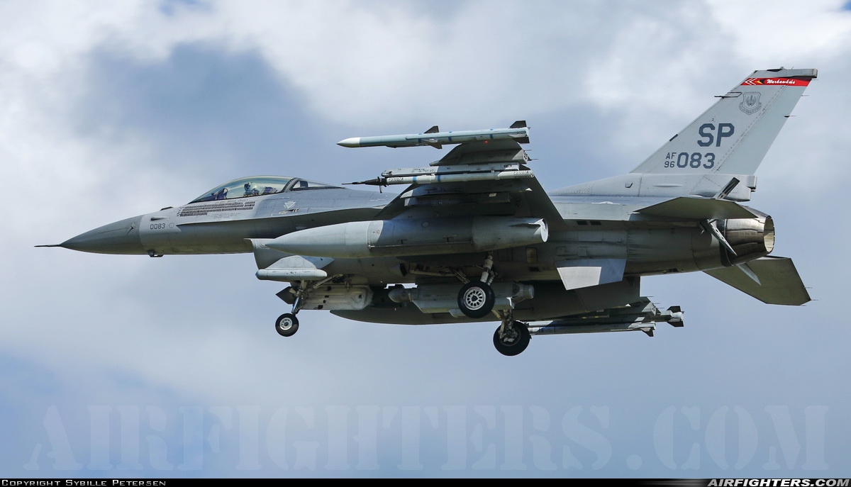 USA - Air Force General Dynamics F-16C Fighting Falcon 96-0083 at Spangdahlem (SPM / ETAD), Germany