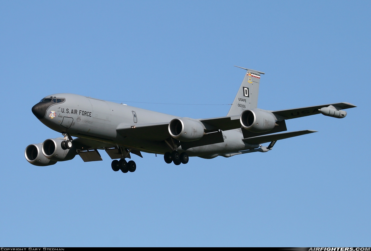 USA - Air Force Boeing KC-135R Stratotanker (717-148) 60-0355 at Marham (King's Lynn -) (KNF / EGYM), UK