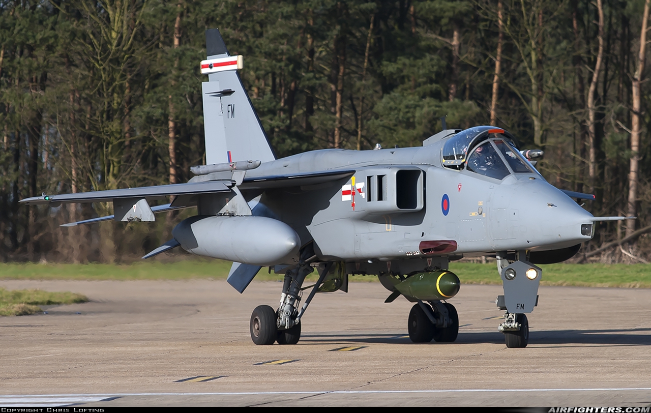 UK - Air Force Sepecat Jaguar GR3A XZ104 at Coltishall (CLF / EGYC), UK
