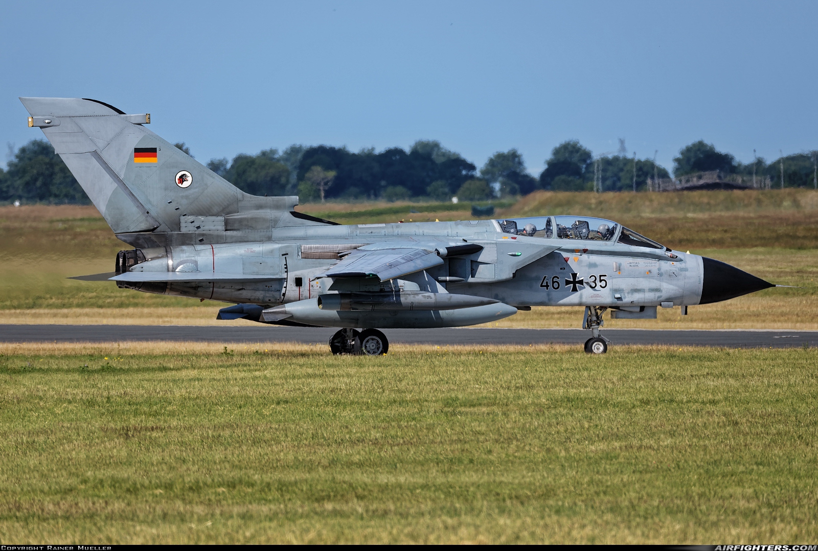 Germany - Air Force Panavia Tornado ECR 46+35 at Schleswig (- Jagel) (WBG / ETNS), Germany