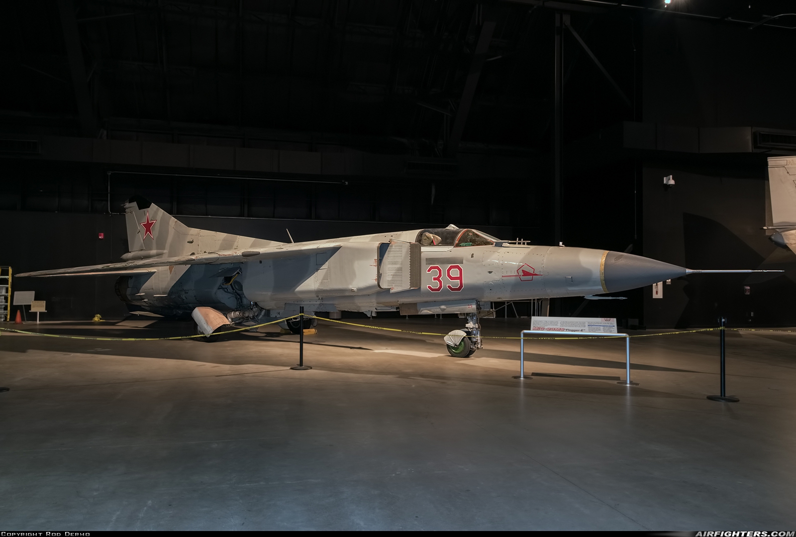 Russia - Air Force Mikoyan Gurevich Mig-23MS 39 RED at Dayton - Wright-Patterson AFB (Patterson AFB) (FFO / KFFO), USA
