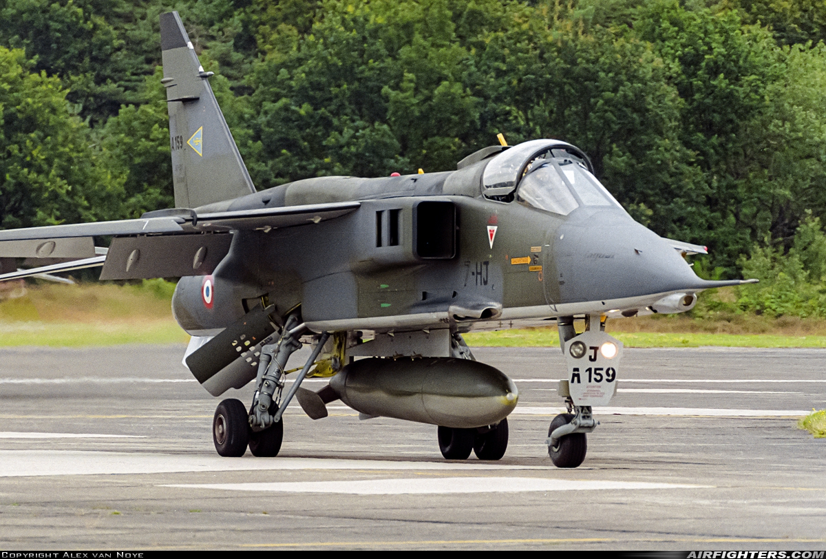 France - Air Force Sepecat Jaguar A A159 at Kleine Brogel (EBBL), Belgium