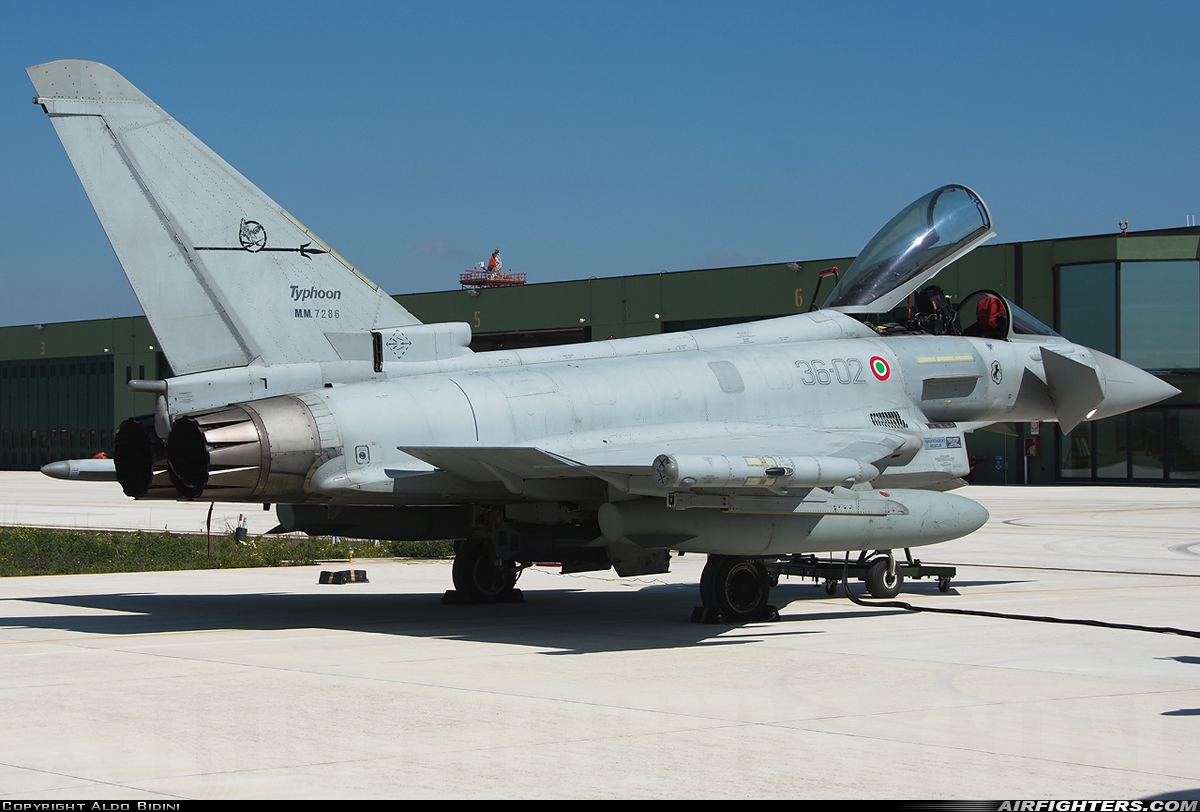 Italy - Air Force Eurofighter F-2000A Typhoon (EF-2000S) MM7286 at Gioia del Colle-Bari (LIBV), Italy