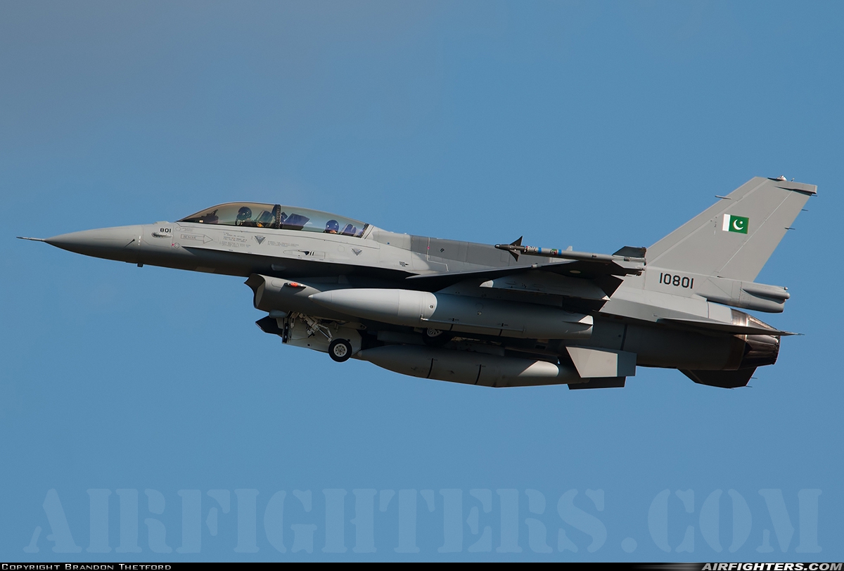 Pakistan - Air Force General Dynamics F-16D Fighting Falcon 10801 at Fort Worth - NAS JRB / Carswell Field (AFB) (NFW / KFWH), USA